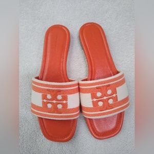 NEW FINAL SALE Tory Burch Semi-Annual Sale Double T Jacquard Slide